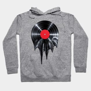 Melting Vinyl Record Hoodie